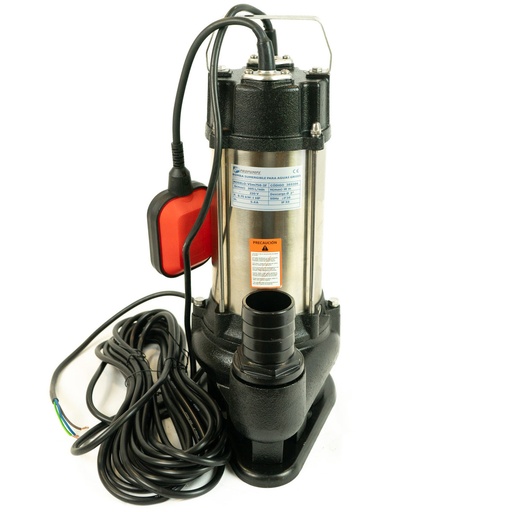 [203209]  BOMBA ACHIQUE AGUA SERVIDA VSm1100-F/G - 1.5 HP / 220V - CABLE 10M
