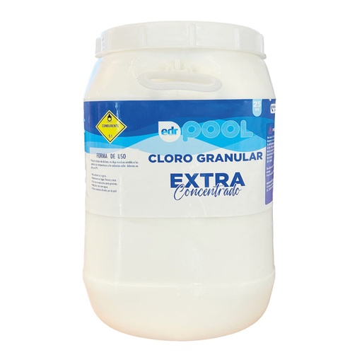 [204115]  CUÑETE CLORO GRANULAR 25KG -EDR POOL (230115)