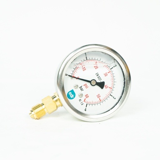 [208530]  MANOMETRO GLICERINA 0 - 10 BAR 63MM INOX - EDR