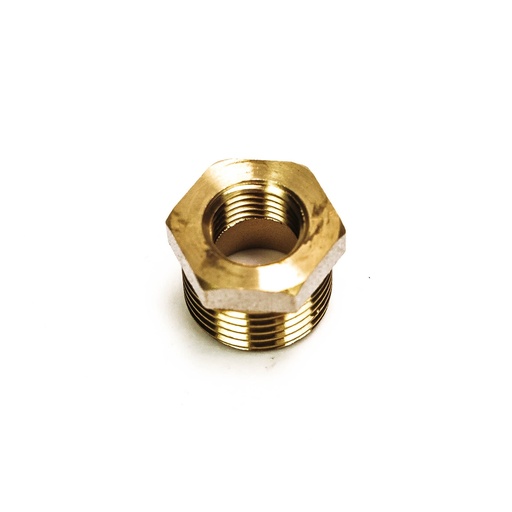 [208546]  ADAPTADOR MANOMETRO HE 1/2" x HI 1/4" BRONCE