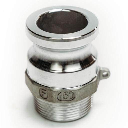 [178858]  CAMLOCK  F 6" ALUMINIO HE-MACHO F600