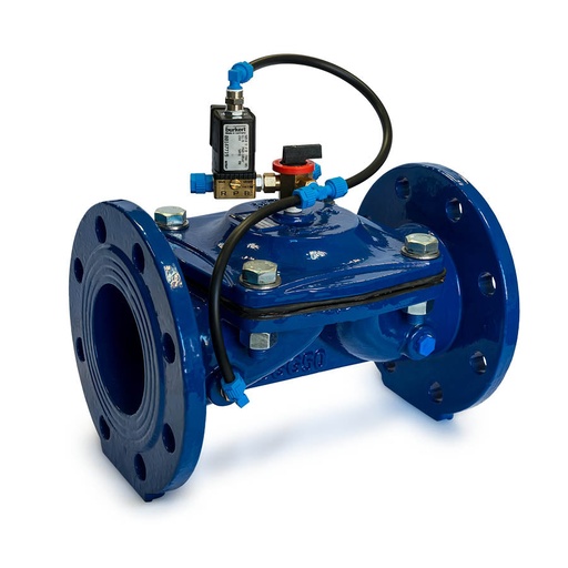 [166544]  VAL HIDROM  4" - BURKER N/O 24 V Y SAGIV - BRIDA METAL PN16