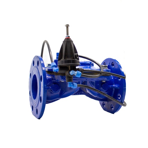 [166562]  VAL HIDROM  6" - REDUCTORA 3V - BRIDA METAL PN10