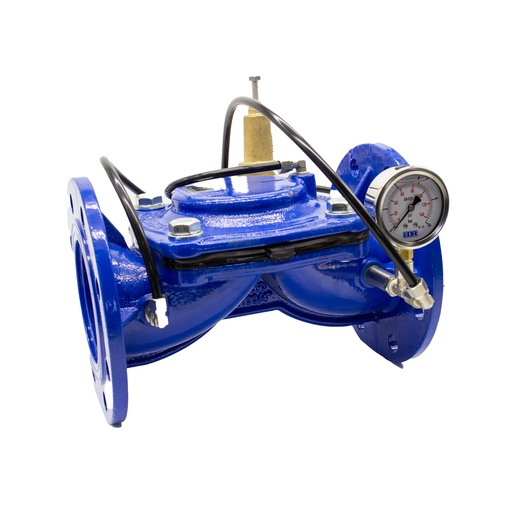 [166591]  VAL HIDROM  6" - REDUCTORA 3V PN16 - BRIDA METAL