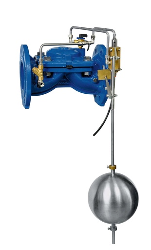 [166827]  VAL HIDROM  6" - FLOTADOR 2 NIVEL - BRIDA METAL PN10