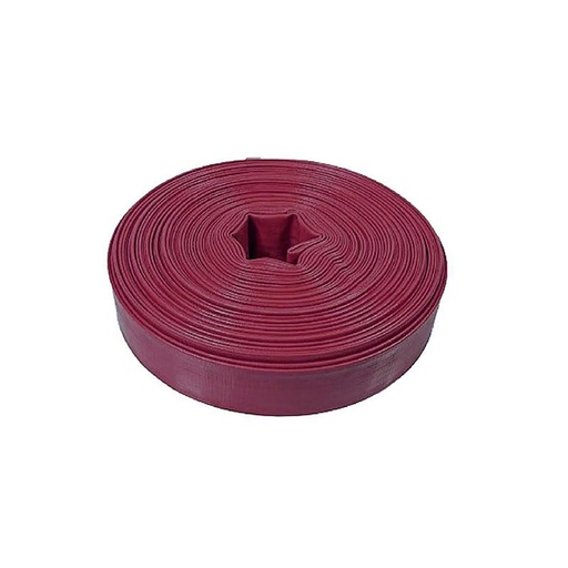 [170350]  MANG PLANA  1" ALTA PRESION 10 BAR ROJA SIFLAT - ROLLO 100M