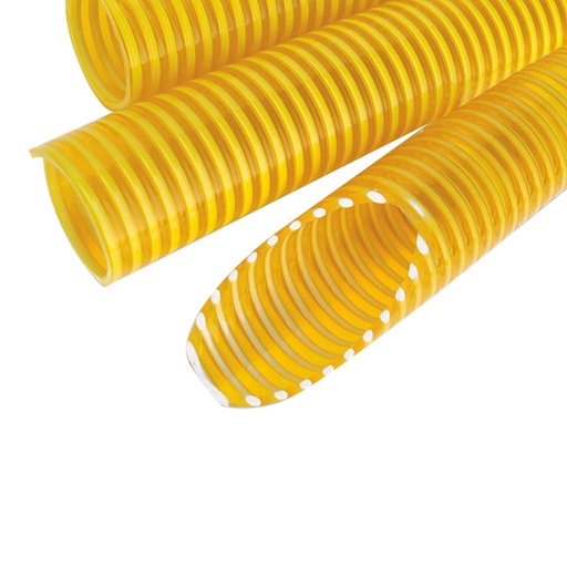 [175346]  MANGUERA ESPIRALADA YR 1 1/2" SUCCIÓN - ROLLO 50 M - IMP