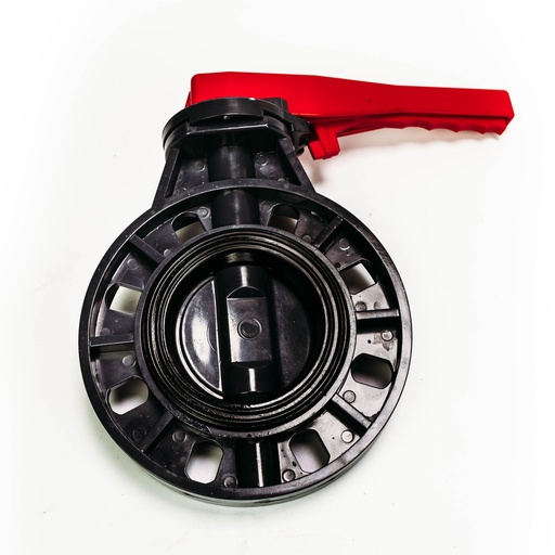 [160358]  VALVULA MARIPOSA PVC 160MM DIN/ANSI