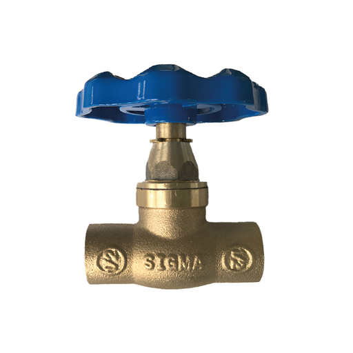 [160789]  LLAVE JARDIN HE-HE 3/4" LATON - MANILLA AZUL