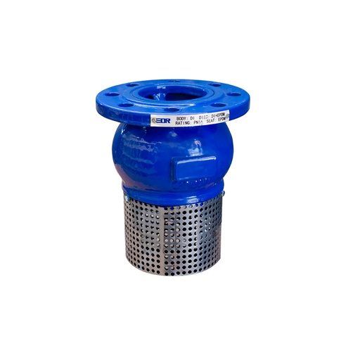 [164703]  VALVULA DE PIE METALICA  3" BRIDA - CON CANASTILLO