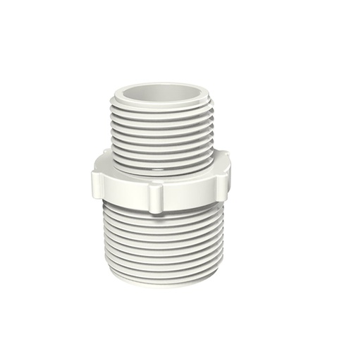 [155152]  NIPLE HE/HE PVC HID  1/2" - PN10 IMP