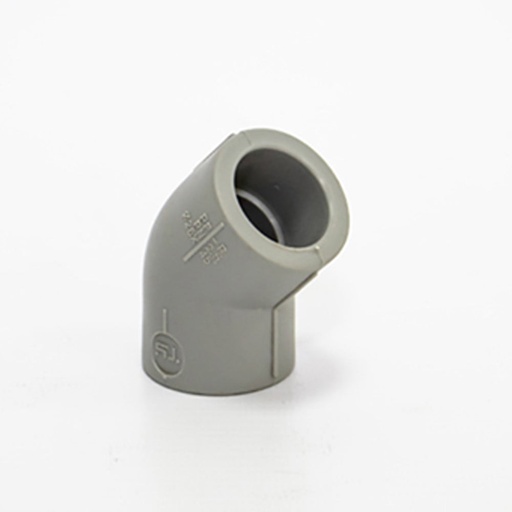 [155725]  CODO 45° PPR GRIS  50MM - IMP