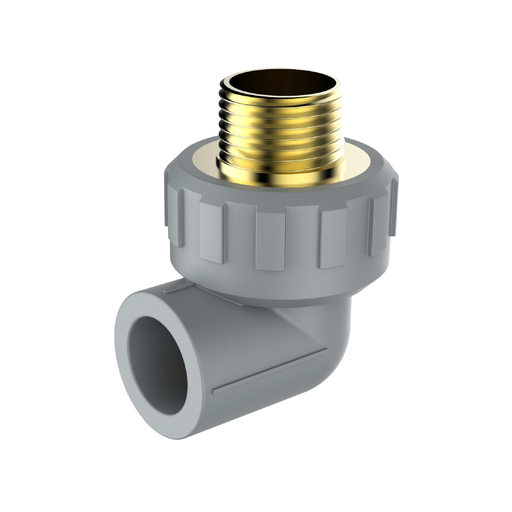 [155884]  CODO 90° SOLDAR/HE PPR GRIS  25MMX3/4" - IMP