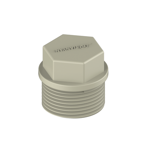 [155961]  TAPA TORNILLO HE PPR GRIS 3/4"