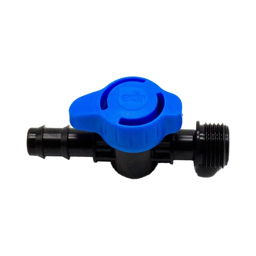 [157437]  MINI VALVULA PE 16MMX3/4" CELESTE - SAB