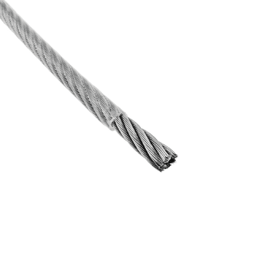 [158882]  CABLE ACERO 7X7 REVESTIDO 3/16 - 1/4" - ROLLO 1000 M