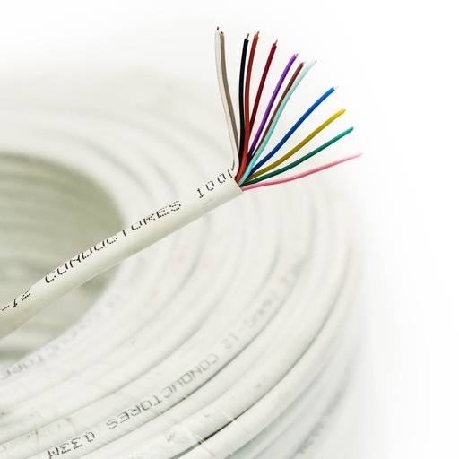 [132312]  CABLE 24 AWG - 12 CONDUCTORES (6 PAR) - ROLLO 100 M