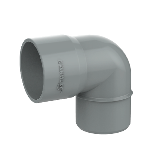 [152902]  CODO SANITARIO 87°  40MM GRIS CLARO