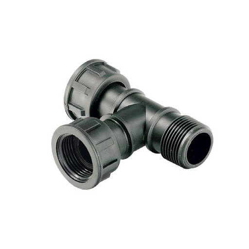 [113652]  MANIFOLD TEE 1" HE PLASTICO