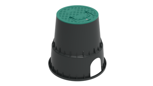 [119059]  CAJA DE VALVULAS CONICA 10" - CON MANILLA