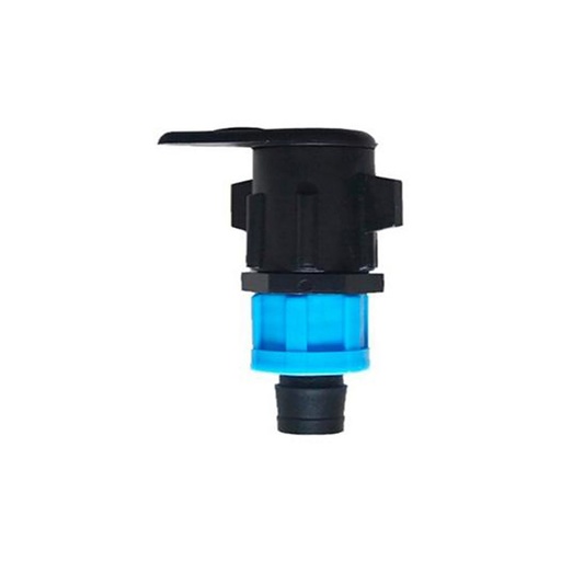 [121834]  CONECTOR LAYFLAT 17MMx15MM AGROBLUE